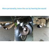 Turbo whistle simulator aluminium exhaust 56-85mm — view 5