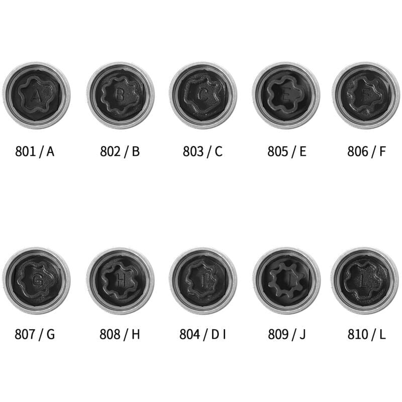 Security wheel nut wrench 17mm for Audi — view 3