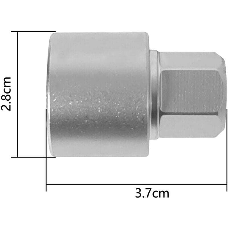 Security wheel nut wrench 17mm for Audi — view 4