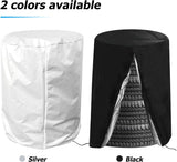 Universal tyre storage cover for 4 tyres silver — view 6