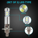 H1 LED headlight bulbs 100W 6000K kit 2x — view 5