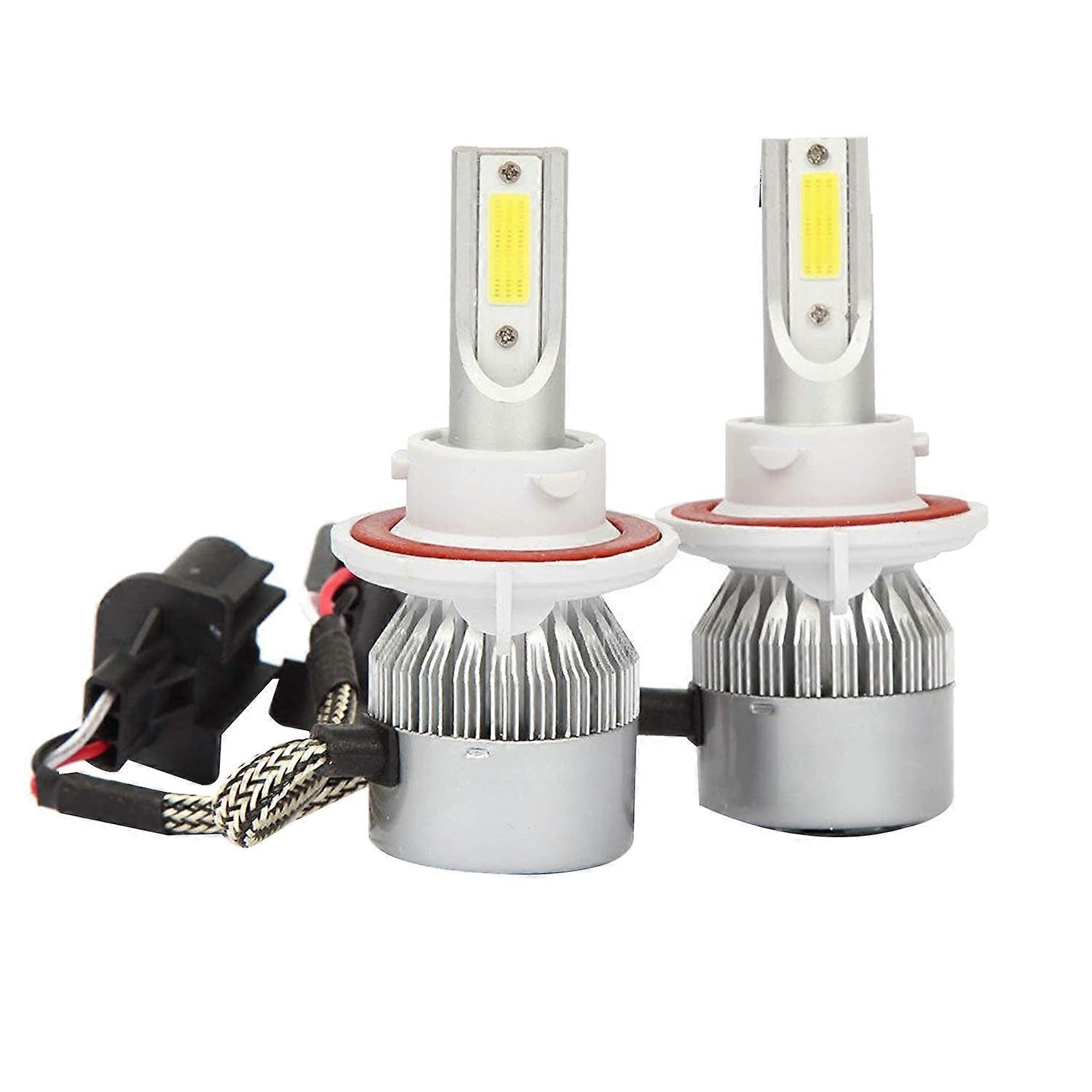 2-pack H13/9008 LED headlight kit 72W 6500K — view 2