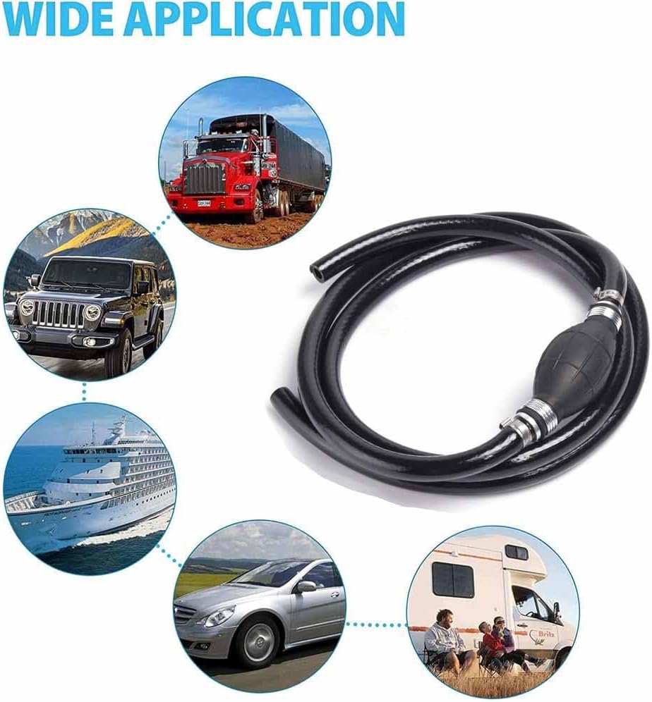 Outboard fuel line hose 5/16 inch 6 ft with bulb — view 5
