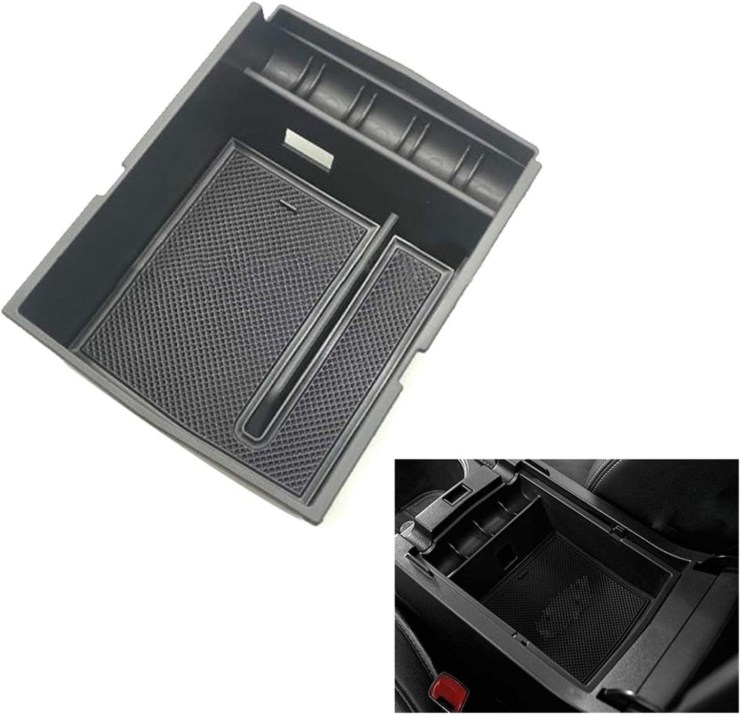 Subaru Outback 2015-2019 console armrest tray black — view 3
