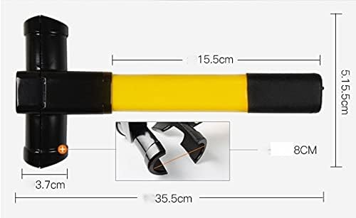 Heavy duty anti-theft steering wheel lock 2 keys — view 3