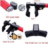 Heavy duty anti-theft steering wheel lock 2 keys — view 4