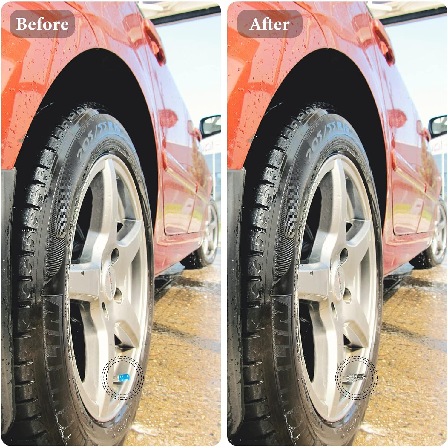 16 pack double valve stem tyre caps — view 6