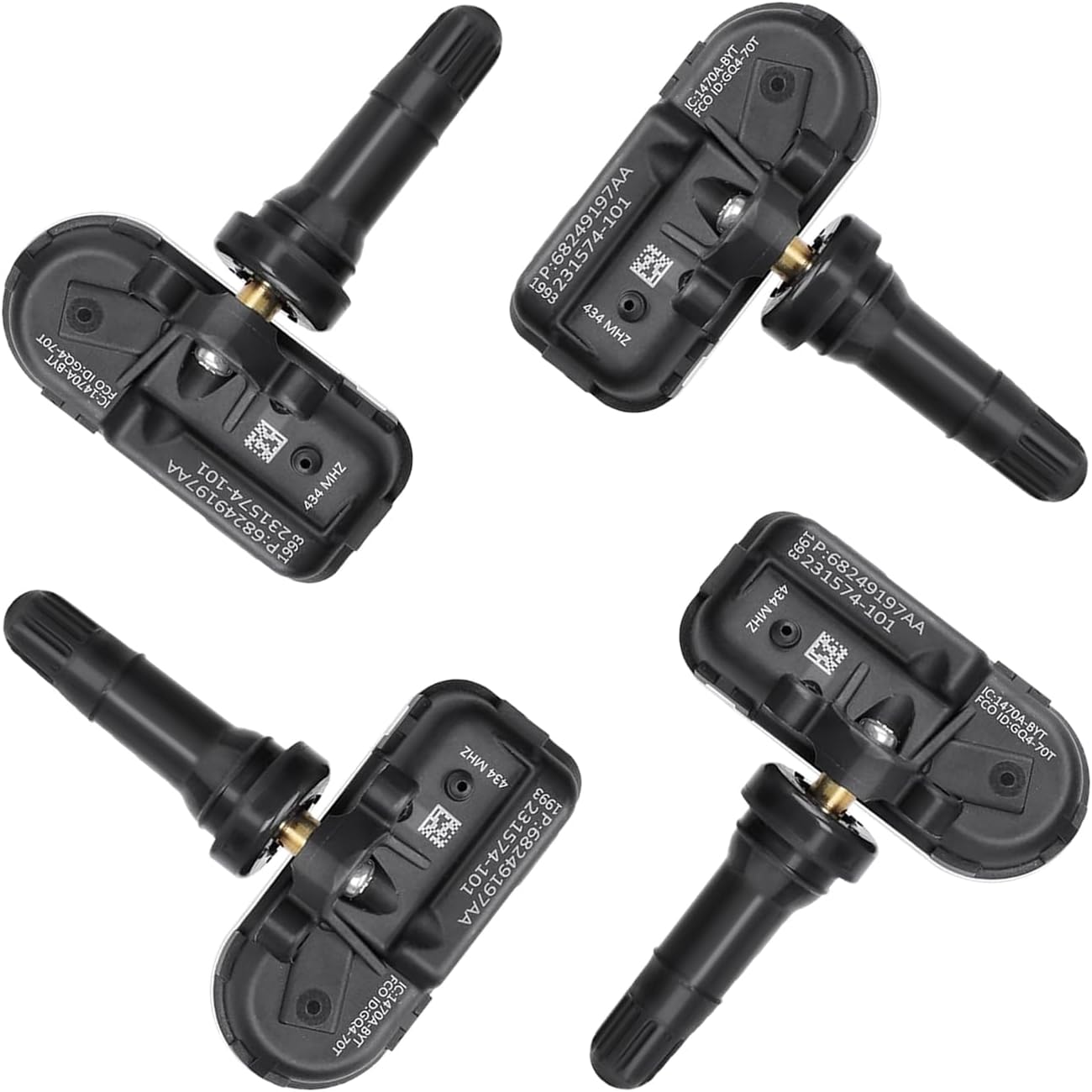 Dodge Ram Jeep Cherokee TPMS sensor 4-pack — view 2