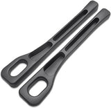 Universal car seat gap filler strip black pair — view 2