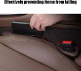 Universal car seat gap filler strip black pair — view 5