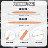 10pcs automotive braided copper ground straps — view 4