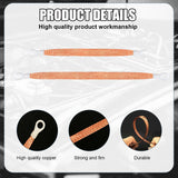 10pcs automotive braided copper ground straps — view 5