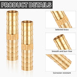 10pcs brass hose barb fittings 3/8 inch — view 4