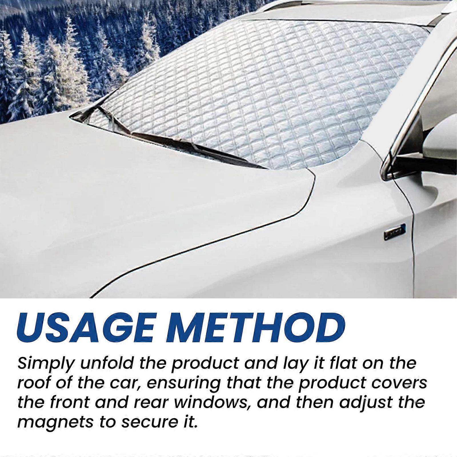 Windshield snow cover magnetic 140x94cm — view 6