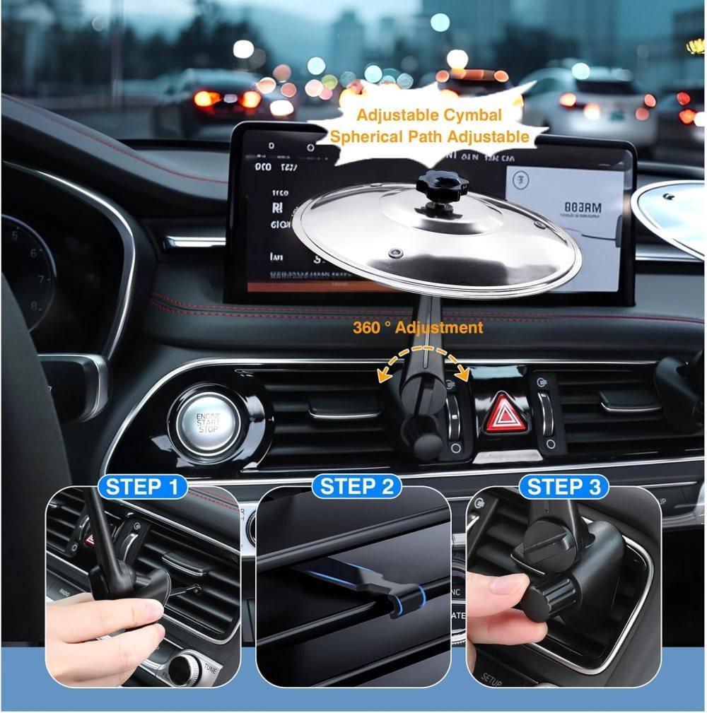 Car drum cymbal air valve bracket 2 pcs — view 5
