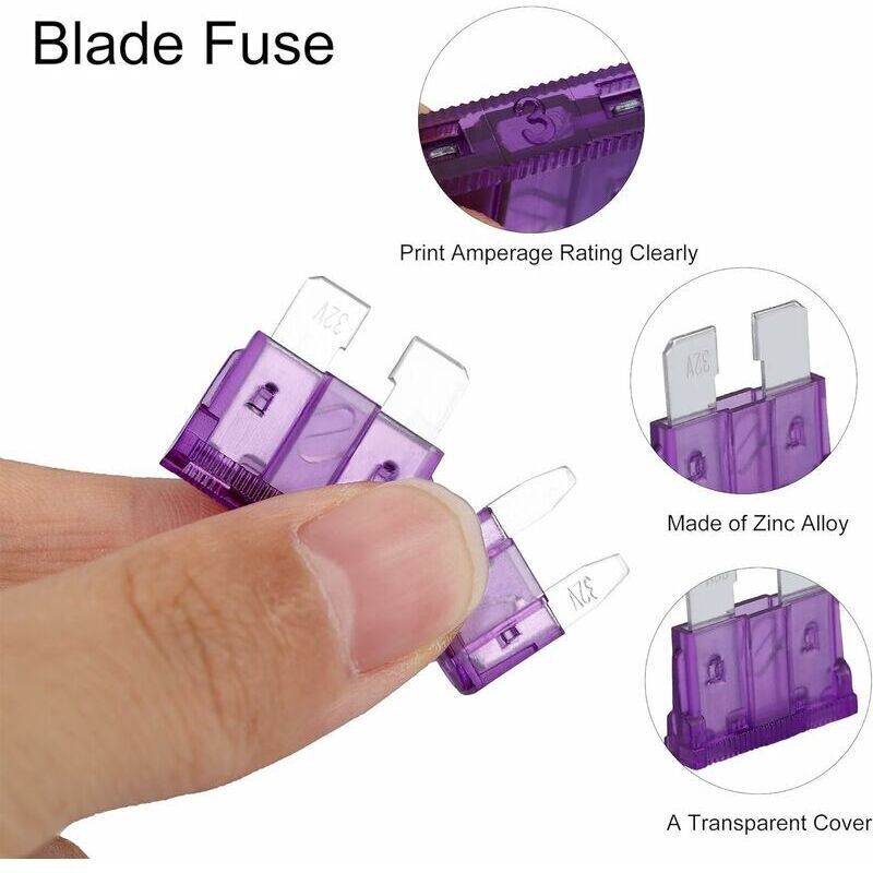Car mini fuses assorted kit 242 pcs with box — view 5