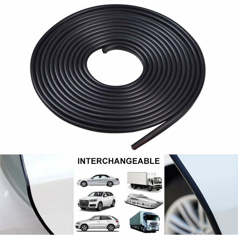 Car door edge protector rubber strip 5m — view 4