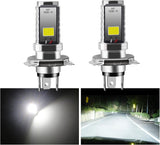 2pcs H4 LED bulb 12V 12W COB headlight — view 3