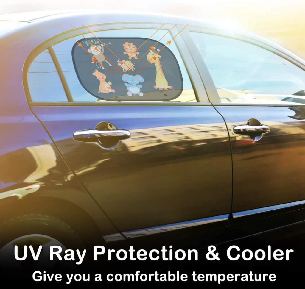 Car side window sunshade for baby — view 7