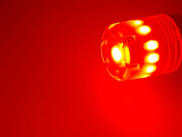T10 W5W Canbus red LED bulbs 4-pack — view 3