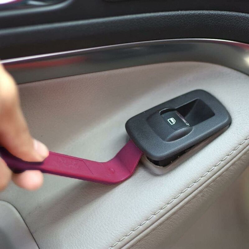 Car stereo removal and door panel pry tool set — view 5