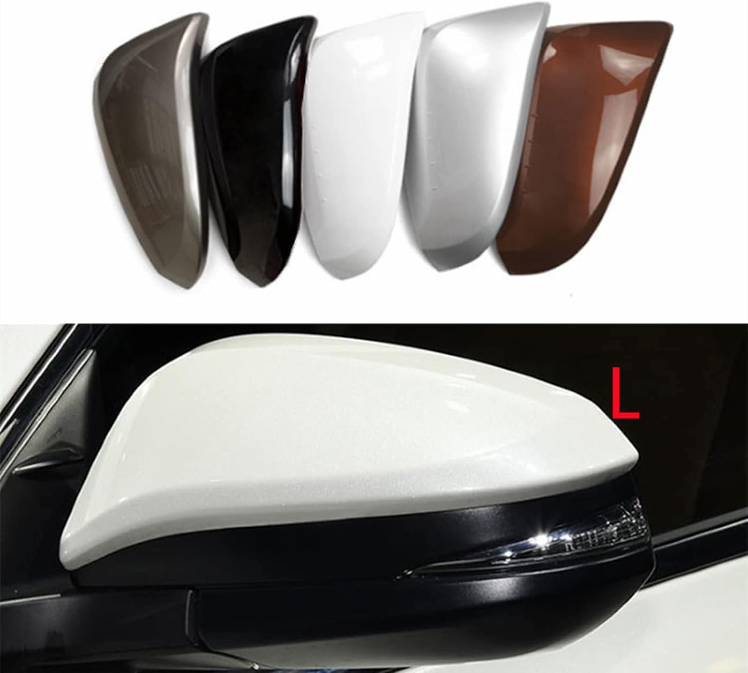 Toyota RAV4 2013-2019 mirror cover red right — view 4