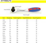 Reversible ratchet Allen key wrench 8mm — view 5