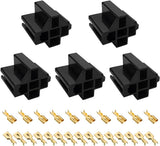 5pcs pin relay connectors 12V 30/40 Amp — view 2