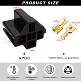 5pcs pin relay connectors 12V 30/40 Amp — view 3