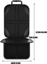 Car seat protector child seat cover black — view 6