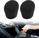 Car gear shift knob silicone cover black — view 2