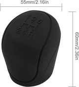 Car gear shift knob silicone cover black — view 7