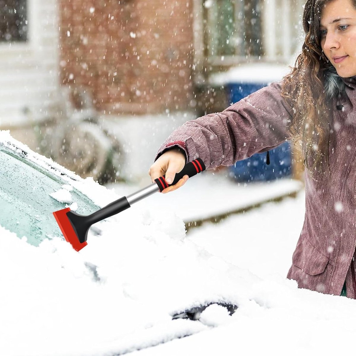 Car ice and glass window scraper — view 6