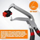 2-pack auto electrical disconnect pliers set — view 4