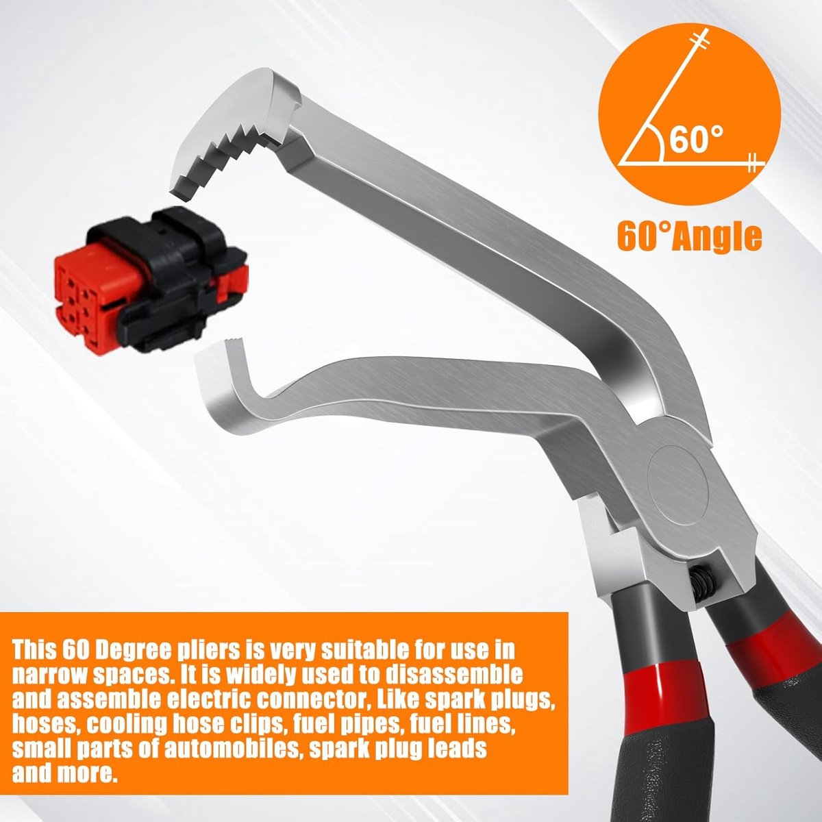 2-pack auto electrical disconnect pliers set — view 4
