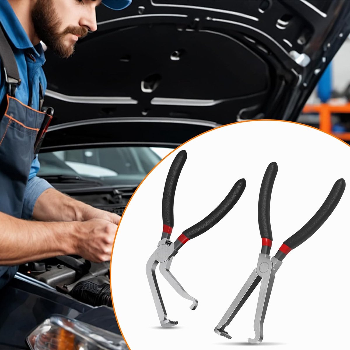 2-pack auto electrical disconnect pliers set — view 6
