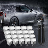 Universal 17mm wheel bolt covers 20pcs silver — view 6