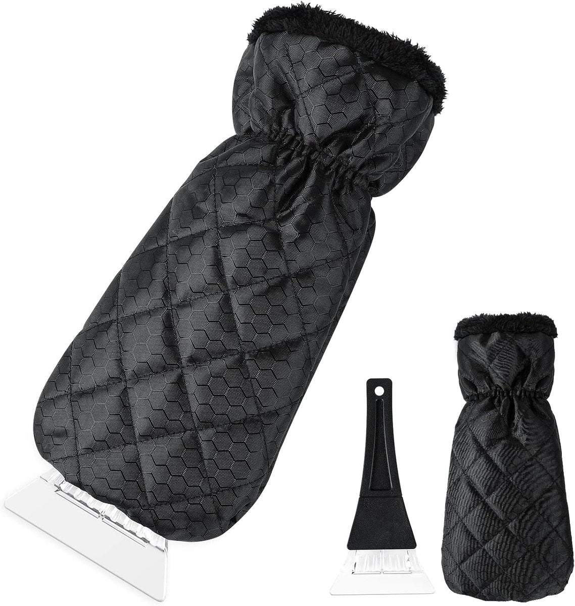 Snow shovel windshield ice scraper set — view 2