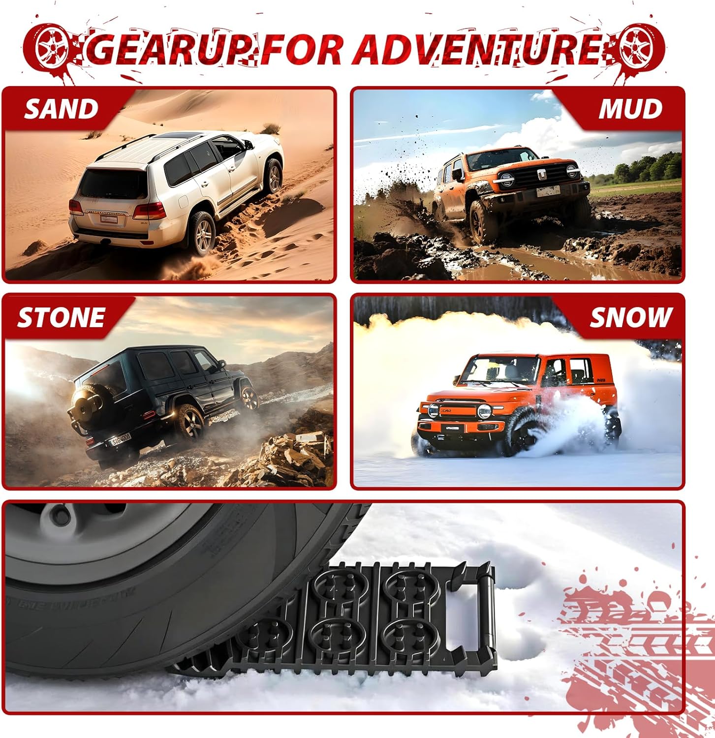 Off-road traction plates pack of 2 — view 9