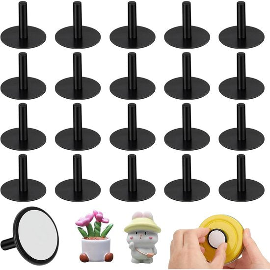 20 piece black car rubber duck holder — view 2