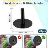 20 piece black car rubber duck holder — view 3