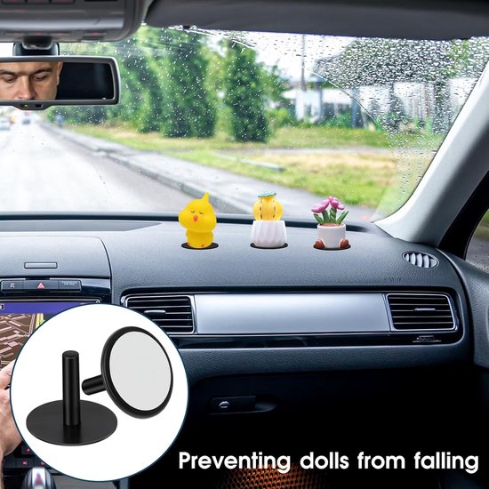 20 piece black car rubber duck holder — view 5