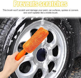 2 soft microfibre car rim and wheel brushes — view 4