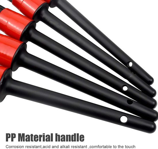 5 piece car detailing brush set — view 3