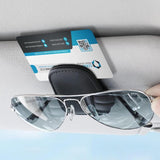 Black magnetic sun visor sunglasses holder — view 5