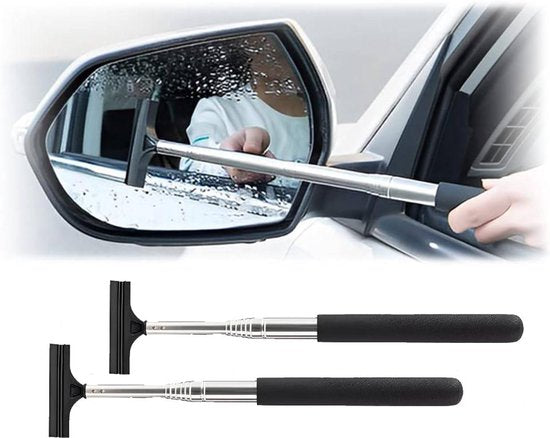 2 piece telescopic rearview mirror wiper blades — view 2
