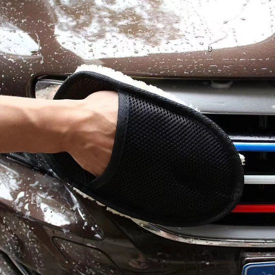 2 piece car polishing cloth and glove set — view 3