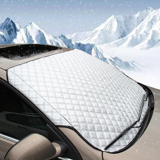 Thickened car windscreen protective cover — view 2