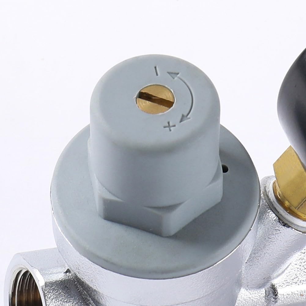 Adjustable brass pressure reducing valve DN15 — view 4