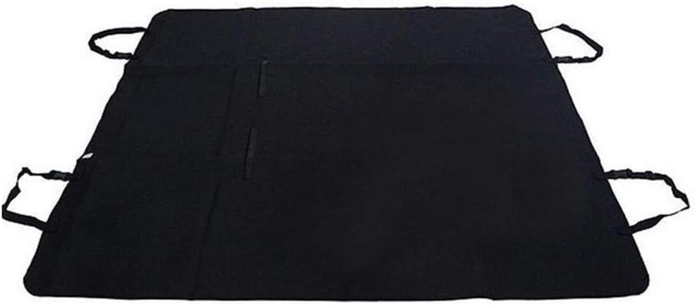 Waterproof pet car backseat cover black — view 2